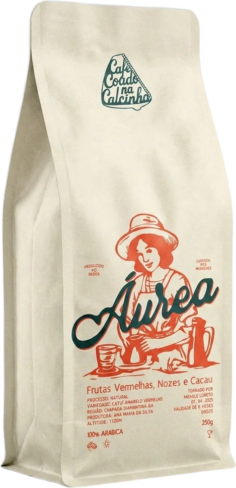 Embalagem do café Áurea